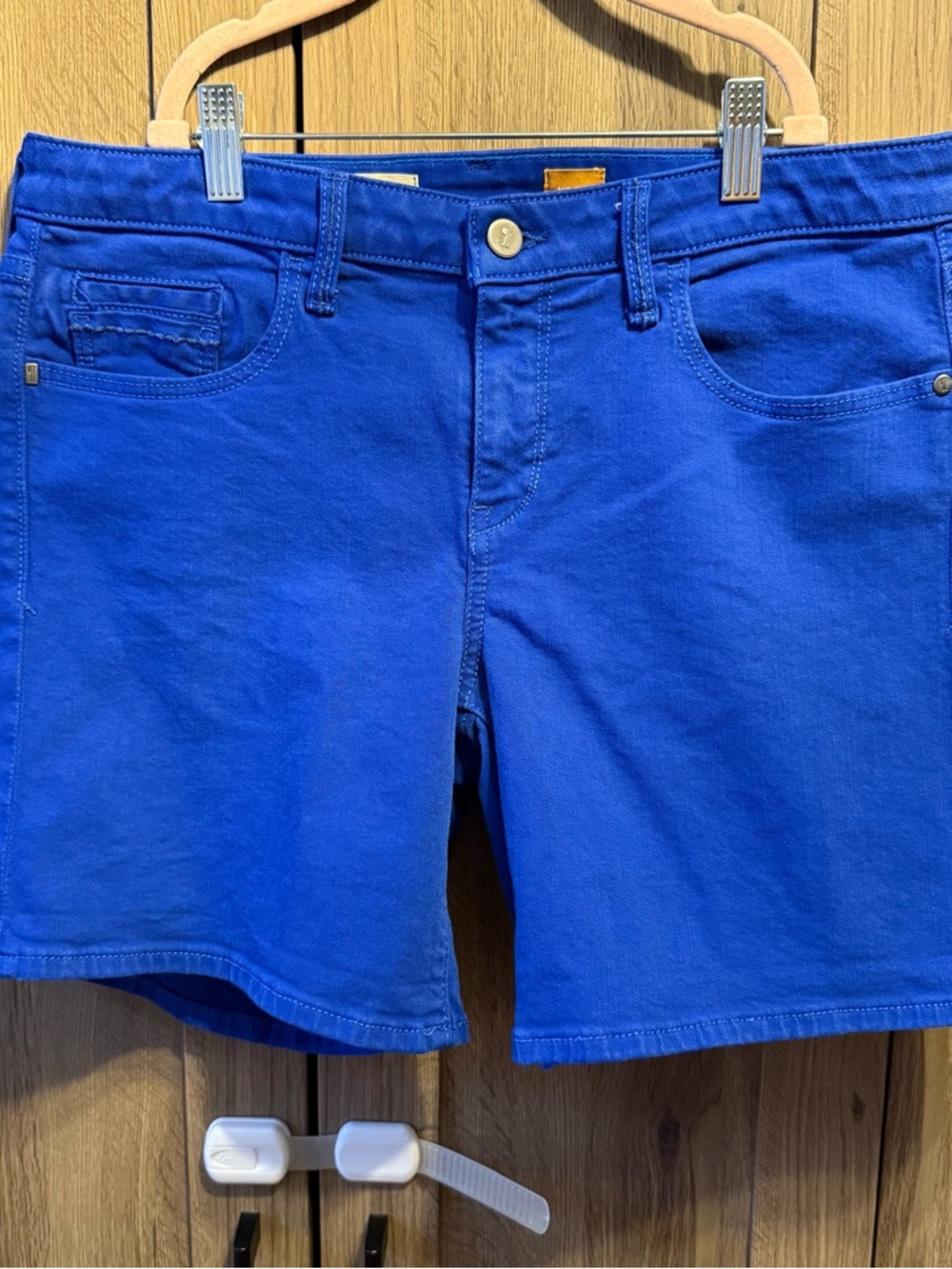 Pilcro & The Letterpress Cobalt Stretch Denim Jean Shorts Size 29 Anthropologie